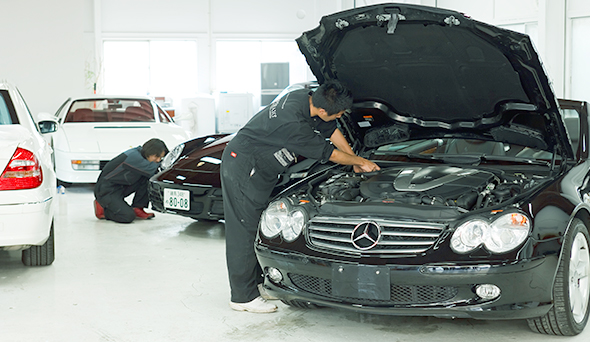 業界最高水準の修理保証サービスが全車標準付帯！