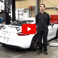 ポルシェ ケイマン(Type981) GT4 マフラー交換