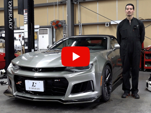 シボレー カマロ ZL1 コンバーチブル エンジンオイル交換