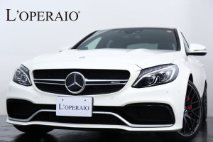 AMG Cクラス C63S セダン エクスクルーシブPKG パノラミックススライディングルーフ ヘッドアップディスプレイ ブルメスターサウンド ディストロニックプラス 純正19インチAW
