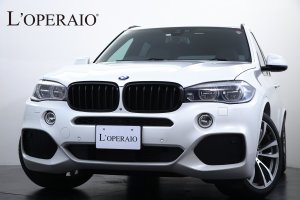 BMW X5 Xドライブ 35d Mスポーツ セレクトPKG パノラミックサンルーフ ブラウンレザー 前後シートH イージークローザー 前後パークセンサー レーンチェンジウォーニング 純正HDDナビ 地デジ 360°モニター  社外H＆Rサスペンション【車検令和3年6月迄】