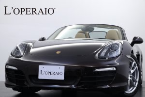 ポルシェ ボクスター (Type981) 2.7 6MT Sport Chrono-PKG スポーツステアリング スポーツエキゾースト レザーインテリア ガーズレッドスポーツクロノストップウォッチダイアル メモリーパワーシート シートヒーター キセノンヘッドライト ベンチレーター 電動格納ミラー 純正ボクスターS専用アルミホイール【車検R3年10月迄】