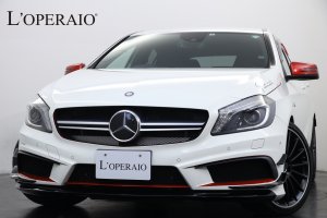 AMG Aクラス A45 4マチック エディション2 限定100台 専用エアロ ED2特別装備 AMGパフォーマンスシート/ステアリング レッドシートベルト 純正19インチAW【車検令和3年6月迄】