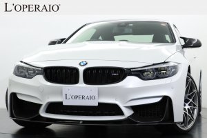 BMW M4 Coupe Competition M DCT 希少カラー:ミネラルホワイト M Performance製カーボン装備多数 コンペティション専用装備 車載品完備【評価点 外装:5点/内装:A 】