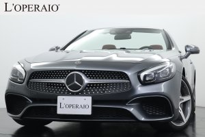 メルセデスベンツ SLクラス SL400 後期モデル ベンガルレッドナッパレザー ディスタンスパイロットディストロニック フットトランクオープナー