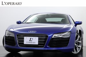 アウディ R8 5.2FSI Quattro 後期モデル 希少6速MT バケットシート レザーパッケージ2 カーボンエンジンカバー カーボンシグマサイドブレード