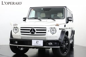 メルセデスベンツ Gクラスロング G550 EDITION SELECT 期間限定販売特別仕様車 ポーセレン×ブラックレザー 専用ブラックペイント18インチ5ツインスポークアルミホイール