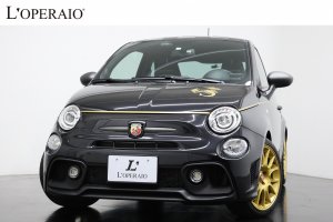 アバルト 595 スコルピオーネオーロ 【乗り出し総額343万円】左ハンドル5速ＭＴ 限定200台 マットブラックチェッカードルーフ beatsサウンド 専用17インチAW【新車保証継承R06年1月迄】
