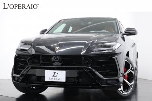 ランボルギーニ ウルス ワンオーナー・走行150km 左ハンドル 茶×黒革 Q-Citura 純正22インチ鍛造アルミ スタイルPKG パノラマルーフ B＆Oサウンド【新車保証継承R08年02月迄】