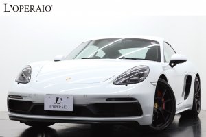 ポルシェ 718 cayman GTS 4.0 6MT 1オーナー車 有償カラー GTSインテリアPKG PDLS+付LEDヘッドライト 純正20インチサテンブラックAW 