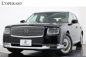 トヨタ センチュリー 5.0 1オーナー 極美本革 電動式バックウィンドウカーテン 11.6インチリアエンター 後席左電動オットマン 電子制御エアサス 純正18インチノイズリダクションAW 
