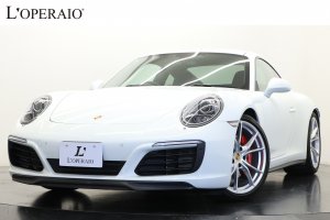 ポルシェ 911(Type991) カレラ4S １オーナー スポーツクロノPKG シートヒーター＆エアコン マルチファンクションGTステア PASM レッドキャリパー 純正20インチAW