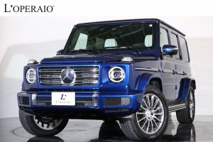 メルセデスベンツ Gクラスロング G400d AMGライン １オーナー マヌファクトゥーアプログラム 左H 白革 純正20インチアルミ アダプティブサス ラグジュアリーPKG 電動サイドステップ【新車保証継承令和8年10月迄】