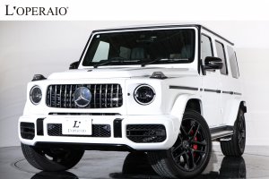 AMG Gクラスロング(ゲレンデヴァーゲン) G63 Gマヌファクトゥーアプログラム+ ナイトPKG 1オーナー車 OP21インチAW OPオパリスホワイト【新車保証継承】
