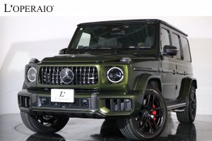 AMG Gクラスロング(ゲレンデヴァーゲン) G63 現行モデル 1オーナー車 マヌファクトゥーアオリーブ/チタニウムグレー×ブラックナッパレザー マヌファクトゥーアプログラムプラス 純正21インチアルミ カーボンエクステリアPKG マッサージ機能【新車保証継承令和9年12月迄】
