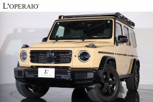 メルセデスベンツ Gクラスロング G400d プロフェッショナルエディション ワンオーナー 限定500台 黒革 ナイトPKG ルーフラック マッサージ機能 ダイヤモンドステッチ ウッドラゲッジフロア