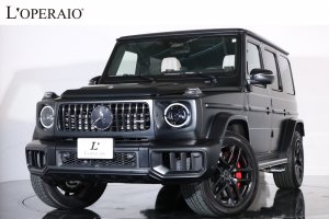 メルセデスベンツ Gクラスロング G63ローンチエディション 左H 1オーナー車 走行1400km オプションカラー：ナイトブラックマグノ×プラチナホワイトレザー AMGナイトPKG MANUFAKTURプログラムプラス 純正21インチAMGアルミ 【新車保障継承令和9年7月迄】
