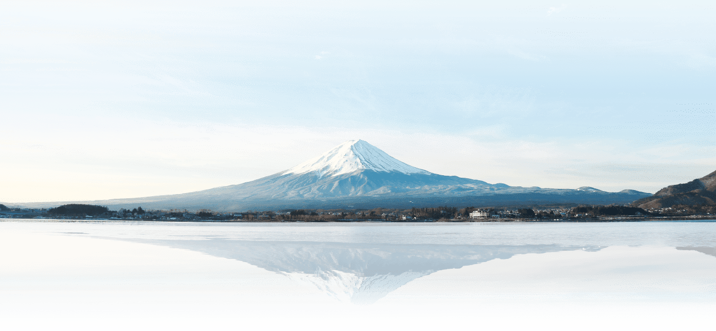 富士山と逆さ富士